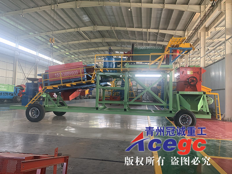 移動式巖金礦破碎沙金機